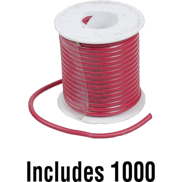 Aftermarket Primary Wire, GXL, 18 AWG, Red, XLPE Jacket 600-18022-1000-JN - main